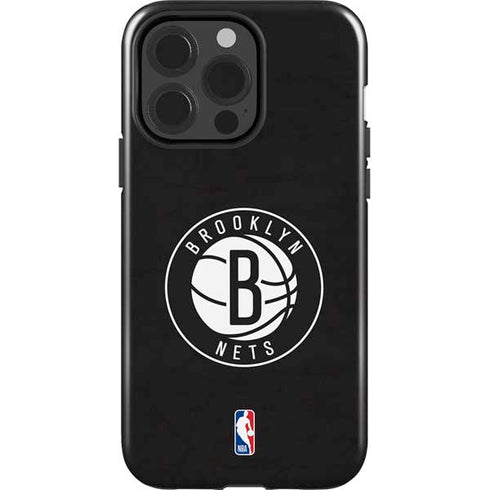 NBA Brooklyn Nets Distressed iPhone 15 Pro Impact Case